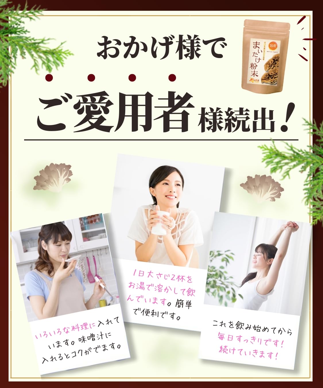まいたけ粉末
