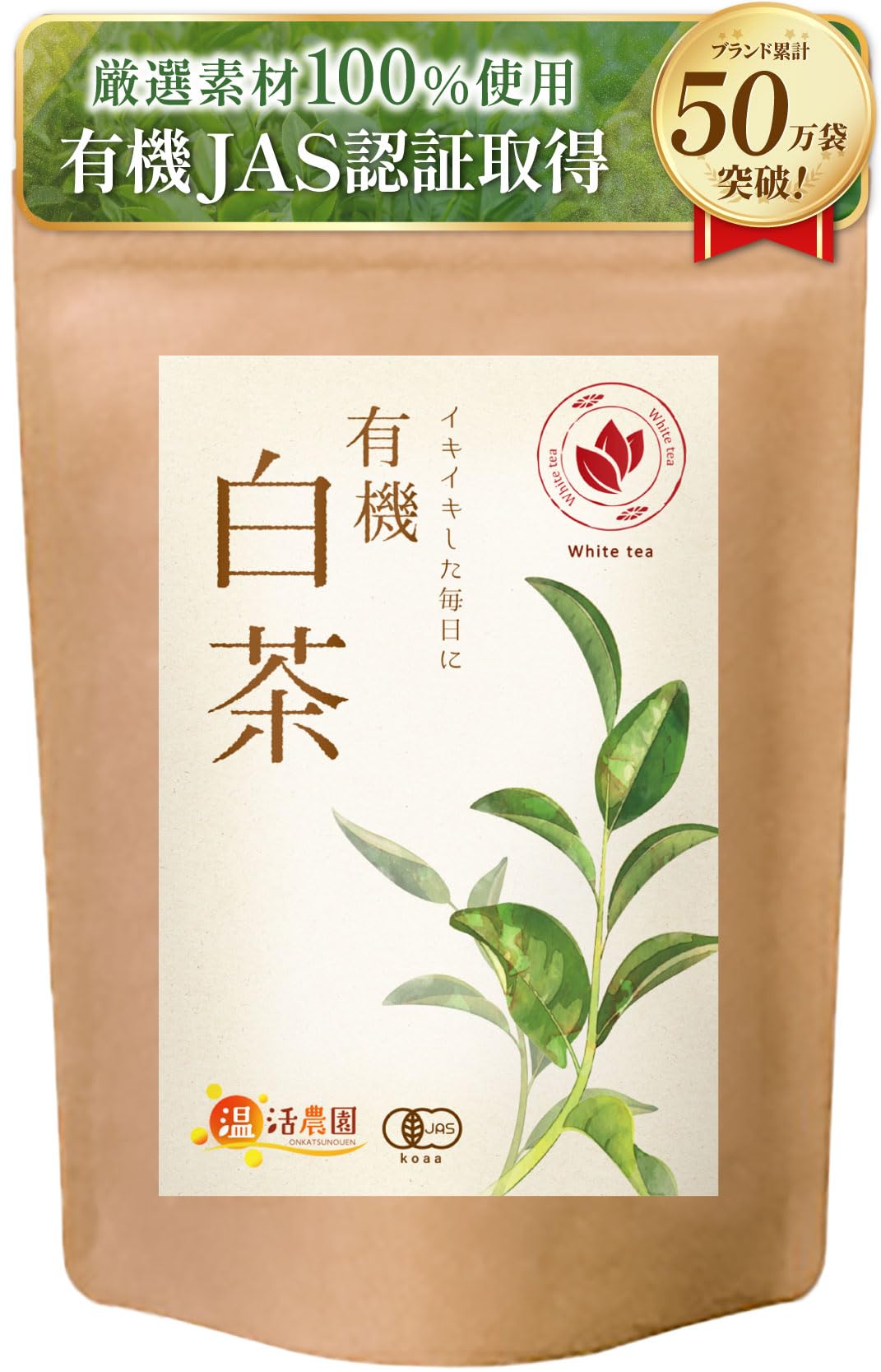 有機白茶（ティーバッグ）