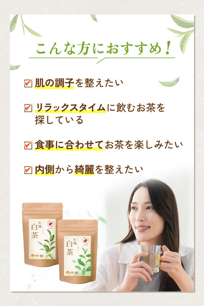 有機白茶（ティーバッグ）